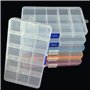 Diompirux Lot de 6 Boîte de 15 Compartiments Rangement Plastique