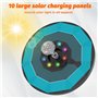 Fontaine Solaire 3w Flottante Fontaine Solaire Exterieure De Jardin Fontaine Solaire pour Bassin Exterieur avec 7 Buses Convient
