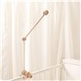 Kasanni Support Mobile Bebe, support mobile bébé réglable en hauteur en bois, adapté aux lits d'enfants Suspension Carillons éol