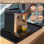 Royouzi Tapis pour Machine à Café，48 x 29 cm Silicone Antidérapant Tapis pour Machine à Café Entièrement Automatique, Attraper L