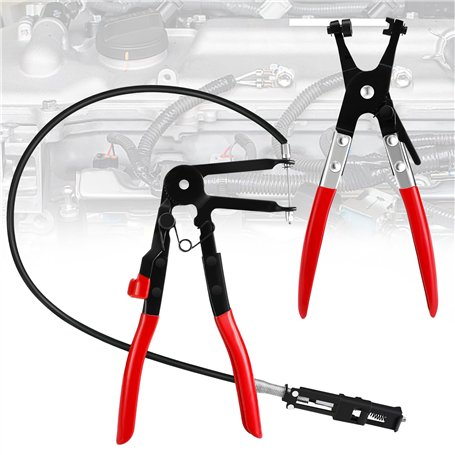 Pince Collier de Serrage Paquet de 2 Pince à collier de serrage avec col droit pour enlever et installer des colliers de serrage