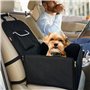 TAMOWA Siege Auto Chien, Siège Auto pour Chien avec Côtés Robustes et Ceinture de Sécurité pour Chien, Siège Voiture Chien pour