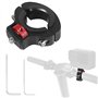 EUIEUT Support Guidon Vélo Support Vélo Fixation Go Pro 360°Pivotant 1/4 Mount Action Camera Guidon Pince à Vélo 1/4 Vis Fixatio