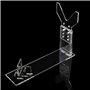 Support Gun Pistol Revolver Arme - 195*50*160 mm acrylique transparent Rack Stand d'armes réglable pistolet jouet Pour Types De