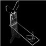 Support Gun Pistol Revolver Arme - 195*50*160 mm acrylique transparent Rack Stand d'armes réglable pistolet jouet Pour Types De