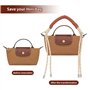 Sangle Sac Longchamp, Main Sac Bandoulière Femmes, Bandoulière pour Sac Longchamp, 38cm Bretelle Remplacement Bag Purse Strap Ré