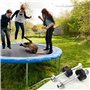HASLED 12 Pièces Vis de Trampoline, Set de Vis de Trampoline pour Enfants, Accessoires Trampoline en Acier Galvanisé, Adapté au 