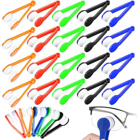 20 Pcs Générique Lunettes de Soleil Brosse Nettoyage Outil
