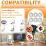 HUAREW Lot de 6 chiffons de rechange pour robot aspirateur Dreame L10 Ultra L10s Pro L10s Ultra L10 Prime L20 Ultra Xiaomi X10+,