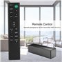 VBESTLIFE Télécommande de Remplacement de Home Cinéma pour Sound Bar RMT-AH101U