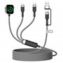3 en 2 Câble pour Apple Watch et iPhone