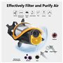 Sumeber Masque respiratoire à gaz plein avec RD40 standard réutilisable pour vapeurs organiques et inorganiques, gaz acides, amm