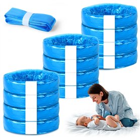 Recharge Poubelle a Couche 12 Pièces, Film De Recharge De Seau À Couches Épaissi Avec Une Bonne Étanchéité Et Résistance Aux Ode Recharge Poubelle a Couche 12 Pièces