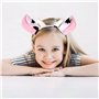SUNYOK Ensemble Costume Vache pour Enfant Déguisement Animal Pour Anniversaire Carnaval Bandeau Oreilles de Vache Noeud Papillon