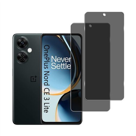 YIFNTANG [2 Pièces] Verre Trempé Anti-espion pour OnePlus Nord CE 3 Lite 5G