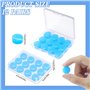 Bouchons d'Oreille En Silicone, 24 Pices Bouchons d'Oreille pour Dormir Moulables, Boule Quies Silicone Réutilisables et Étanche