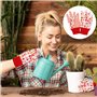 4 Paires Gants de Jardinage Femme, Gants de Travail Femme, Confortables Gants de Jardinage avec Poignets Élastiques, Antidérapan