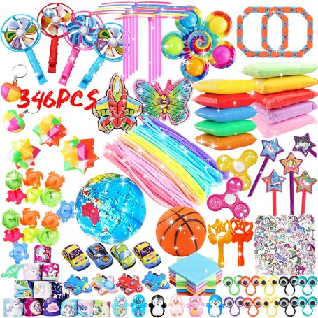 346 Pièces Assortiment Jouets pour Enfants