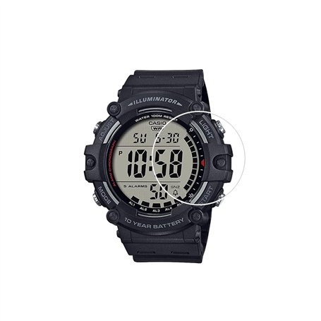 Lot de 2 films de protection d'écran compatibles avec CASIO AE-1500WH AE-1500 [Dureté 9H] [Anti-rayures] [Anti-traces de doigts]