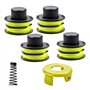 Viilich 4pcs bobines de Fil pour Ryobi RAC119 RAC118