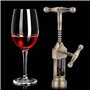 Tire-Bouchon Portable Rétro Inox Ouvre-Bouteilles à Ailette Décapsuleur Ouvre Bouteille de Vin Rouge Tire Bouchon de Bière Cadea