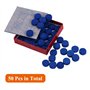 50 Pcs Queue de Billard Embout Canne de Billard