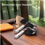 H&S Sifflet de Survie Fort pour Camping - Lot de 3 - Sifflets de Securité en Aluminium pour la Randonnée avec Lanière et Chaîne