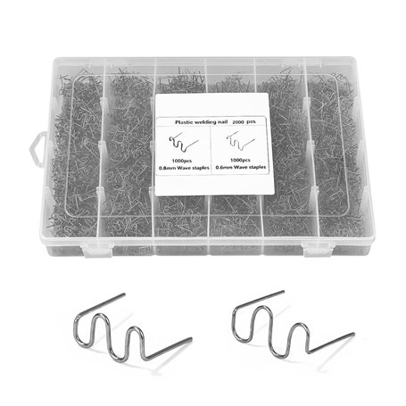 2000 PCS Soudure Plastique Agrafe