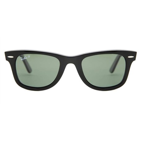 Ray-Ban 2140 Wayfarer - Lunettes de Soleil Polarisantes - Noir Brillant