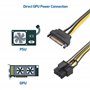 Cable Matters Lot de 2 câbles SATA 15 broches mâle vers 8 broches 18cm(d'alimentation (6+2) 8 broches vers SATA/Câble PCIe 6 bro