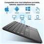 Blackview Clavier sans Fil Bluetooth, Clavier Universel pour Tablette de Tab16 Pro/Tab80/Tab18/Tab8Wifi/Active 8Pro/Active 6/Tab