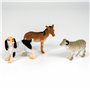 Cubitube - Animaux de la Ferme de Deluxebase. 11 pièces de Petites Figurines d'animaux de la Ferme. Tube de Rangement en Plastiq