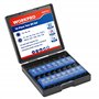 WORKPRO Jeu de 16 Embouts Torx en Acier S2 Magnétiques 25mm avec Boîte de Rangement