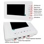uoweky 7 '' Interphone Vidéo Couleur Filaire Couleur Système de Porte IR Caméra de Vision Nocturne 480p + écrans de Contrôle Int