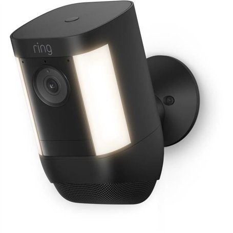 Caméra de Surveillance - RING - Spotlight Pro Batterie - Noir - Vision nocturne - HD 1080p - Sans fil