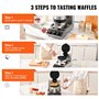 VEVOR Gaufrier Électrique 1300 W Moule 190,5x190,5x20 mm Machine à Gaufres avec Revêtement Anti-Adhésif Appareil à Croque-Monsie