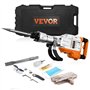 VEVOR Marteau de Démolition 3500 W Marteau-Piqueur 60 J 1900 BPM Marteau Perforateur avec 2 Burins Remplaçables Poignée Rotative