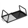 VEVOR Grille Pliante 57x28,5x23 cm Gril de Feu de Camp Portable en Acier Grille de Cuisson Pliable Demi-Grille Demi-Plaque avec 