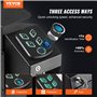 VEVOR Coffre-Fort de Pistolet en Acier Coffre-Fort Biométrique pour 1 Pistolet 3 Moyens de Déverrouillage par Empreintes Digital