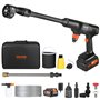 VEVOR Nettoyeur Haute Pression sur Batterie sans Fil 21 V Nettoyeur Haute Puissance Portable 652 PSI 50 bar Laveuse Électrique 3