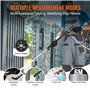 VEVOR Nettoyeur Haute Pression sur Batterie sans Fil 21 V Nettoyeur Haute Puissance Portable 652 PSI 50 bar Laveuse Électrique 3