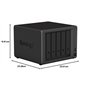 Synology DiskStation DS1522+ à 5 Baies (sans Disque), Noir