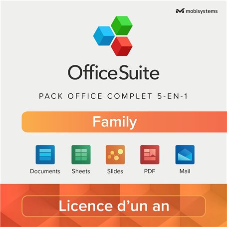 OfficeSuite Family – 6 Utilisateurs – Documents