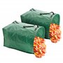 MEKKAPRO Sacs de Jardin - Lot de 2 - Sac à Feuilles Pelouse Déchets Verts Durable avec Poignées Renforcées Robuste - Poubelle po