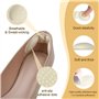 GlasFlength Coussinet Talon Chaussure, 6 Pairs Auto-Adhésif Protege Semelle Talon Chaussure Trop Grande Talon de Sport Antidérap