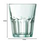 Arcoroc GRANITY Lot de 6 verres bas en verre vert 35 cl 5769835