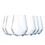 Luminarc - Collection Vinetis - 6 verres haut 40 cl - Design moderne et élégant - Fabriqués en France - Emballage renforcé