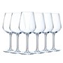 Luminarc - Collection Vinetis - 6 verres à pied 50 cl - Design moderne et élégant - Fabriqués en France - Emballage renforcé