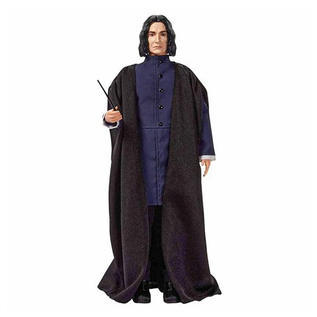 HARRY POTTER poupée articulée Severus Rogue avec Un Costume en Tissu et sa Baguette Magique