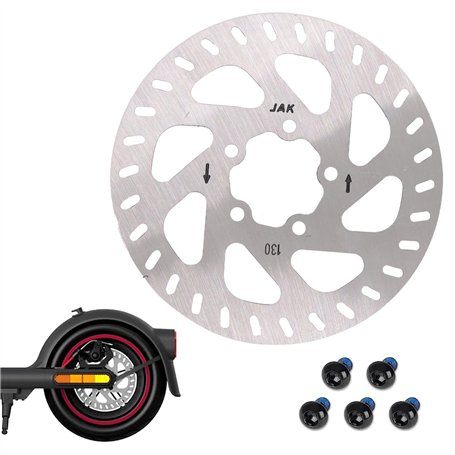 MotuTech Disque de Frein pour Xiaomi 4 Mi 4/4 Pro 130mm 5 Trous Pièces de Rechange Accessoire Acier Inoxydable